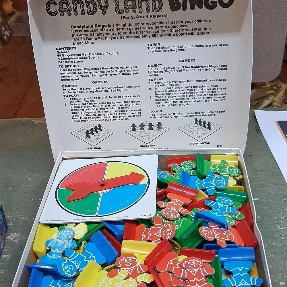 Candy Land Bingo game and‎ Bob the Builder Memory Game